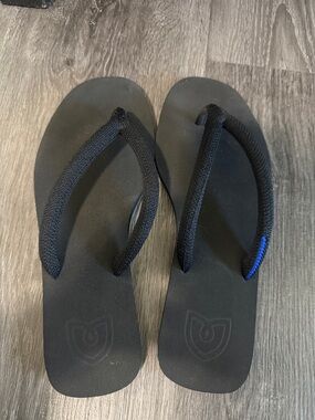 Rothy’s Black Flip Flops with Padded Straps